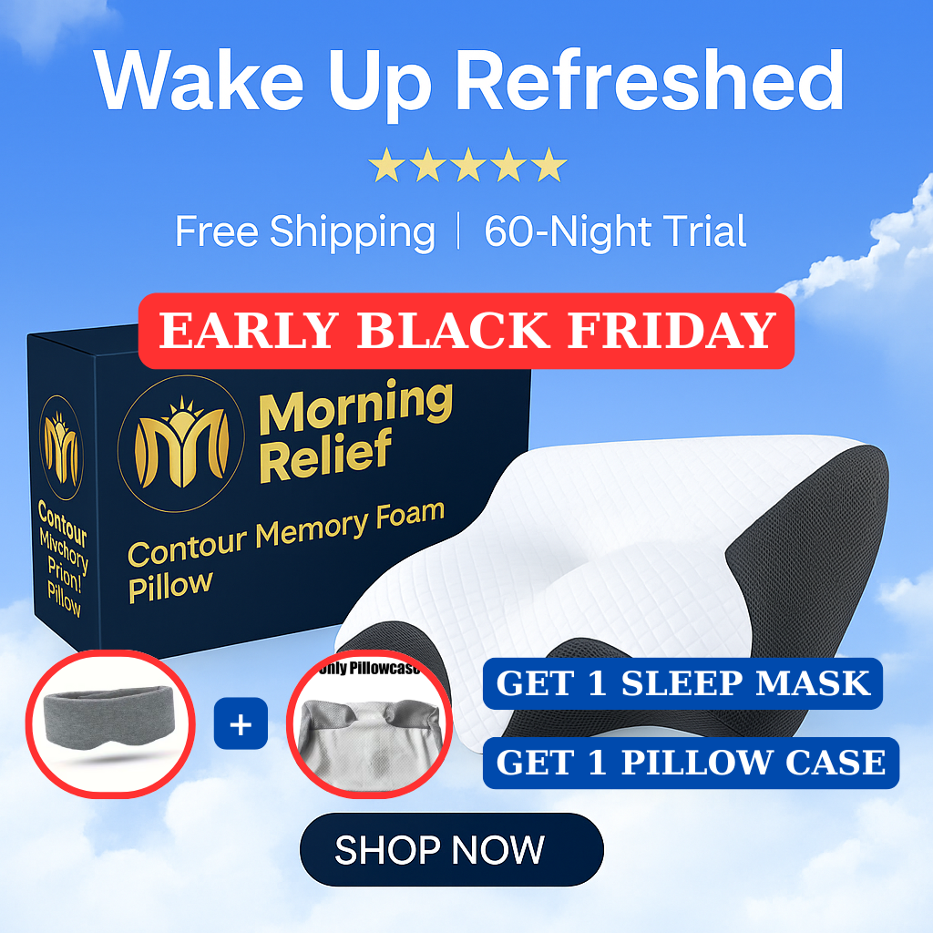 ErgoPillow™ Ergonomic Cervical Pillow - Neck Pain Relief & Better Sleep 2025