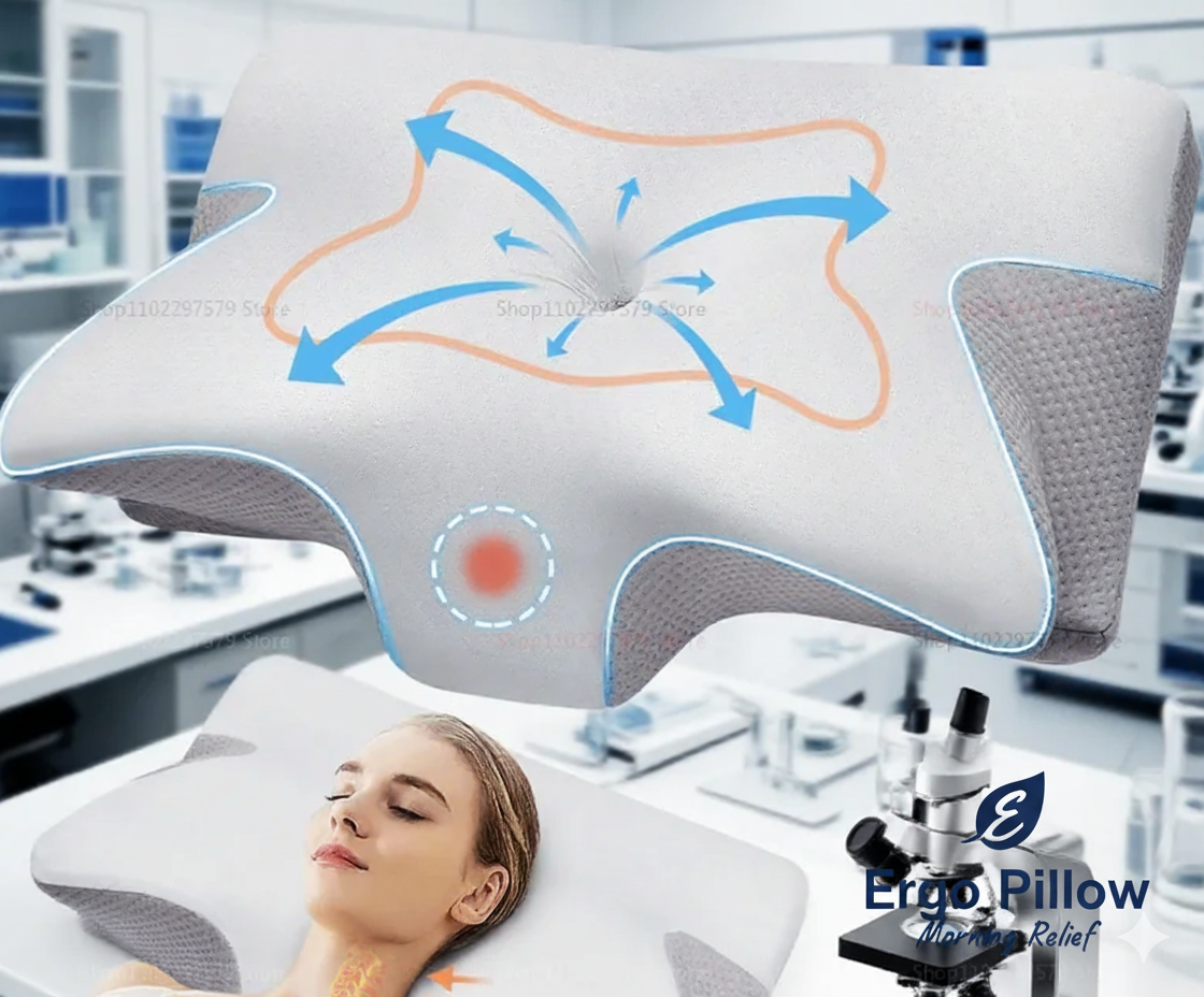 ErgoPillow™ Ergonomic Cervical Pillow - Neck Pain Relief & Better Sleep 2025