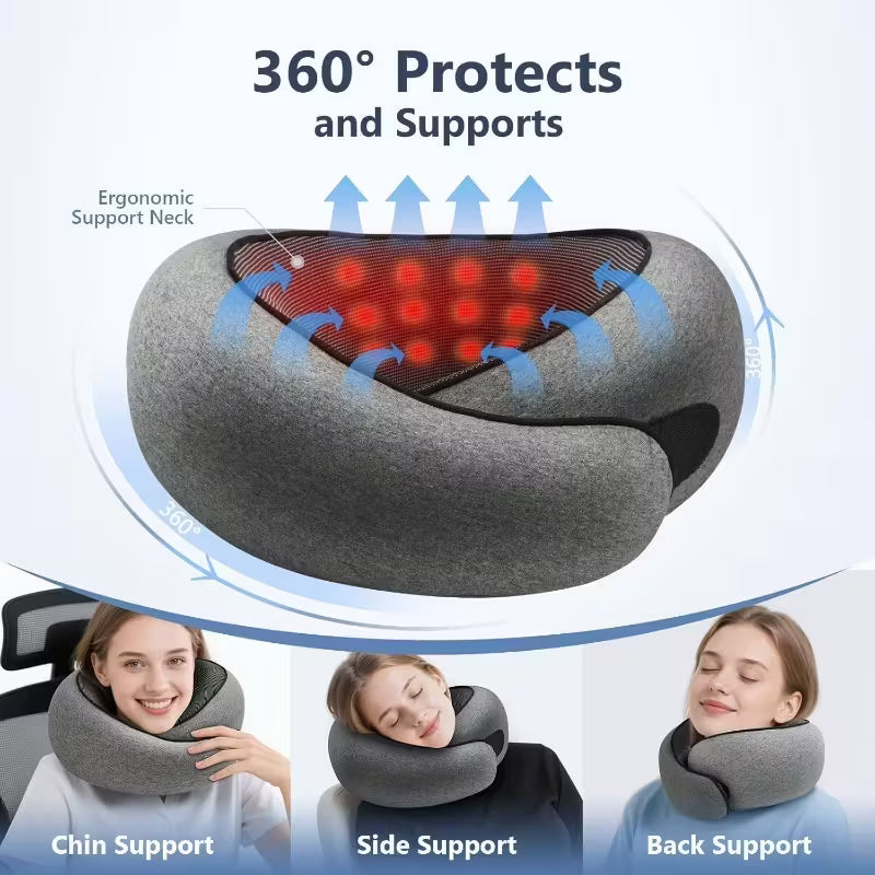 ErgoWrap™ – The Ultimate 360° Travel Neck Pillow