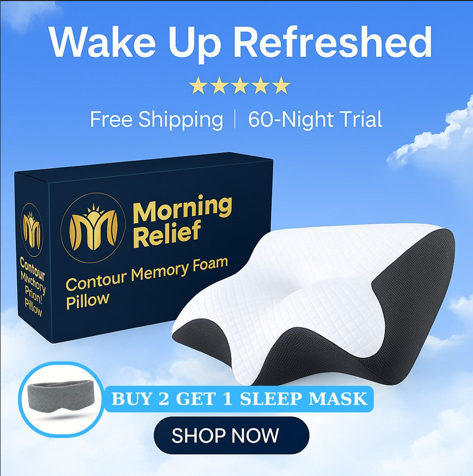 ErgoPillow™ Ergonomic Cervical Pillow - Neck Pain Relief & Better Sleep 2025