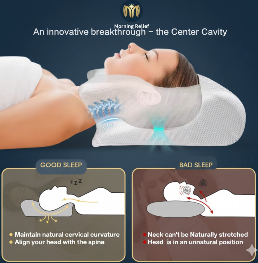 ErgoPillow™ Ergonomic Cervical Pillow - Neck Pain Relief & Better Sleep 2025